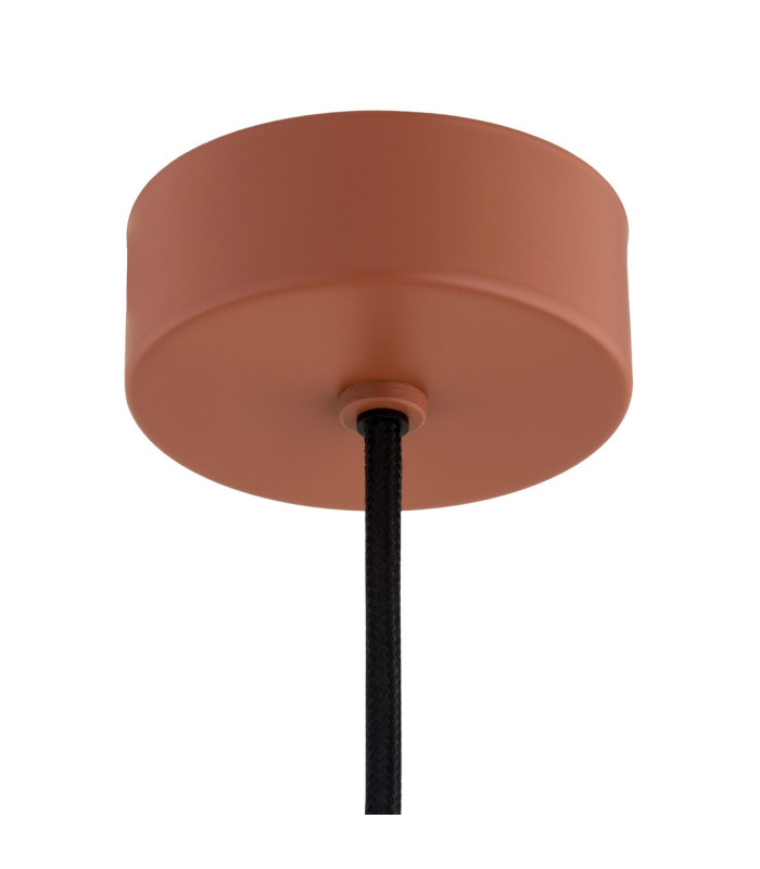 Sacramento Globe Pendant Ceiling Light Dirty Pink Iridescent Terracotta GX53-9