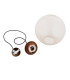 Sacramento Globe Pendant Ceiling Light Dirty Pink Iridescent Terracotta GX53-10