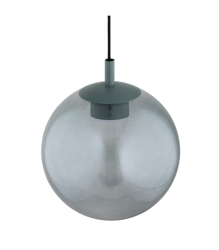 Sacramento Globe Pendant Ceiling Light Smoky Green-Gray Dark Bottle Green GX53-6