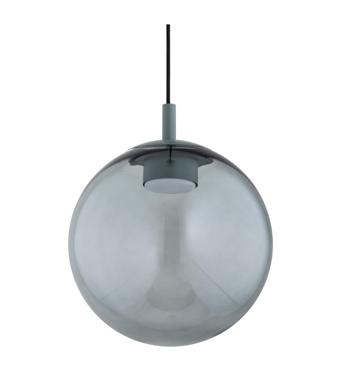 Sacramento Globe Pendant Ceiling Light Smoky Green-Gray Dark Bottle Green GX53-8