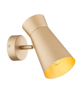Lord Adjustable Single Spotlight Gold E14-1