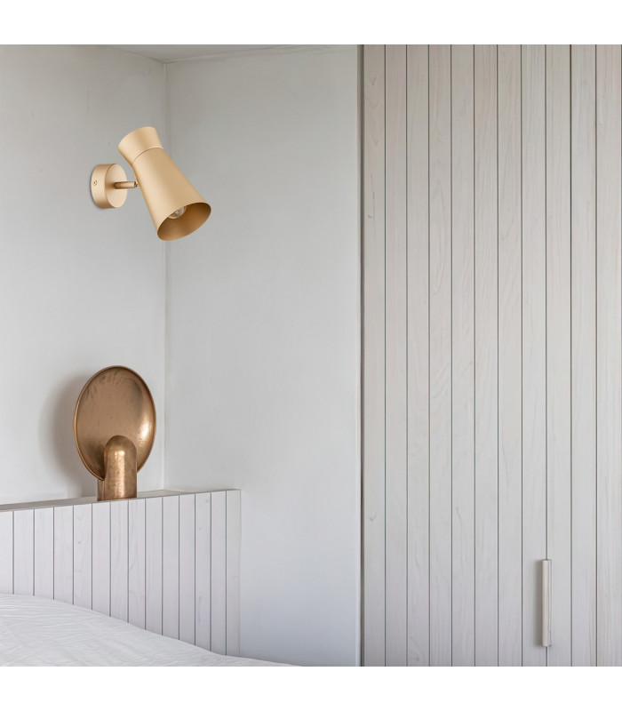 Lord Adjustable Single Spotlight Gold E14-5
