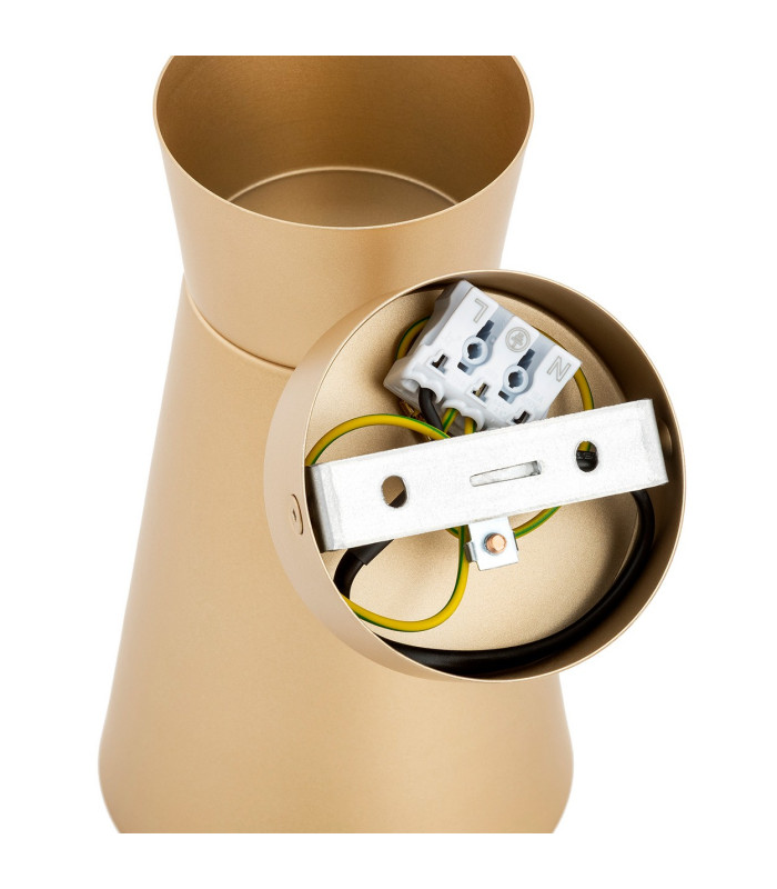 Lord Adjustable Single Spotlight Gold E14-8