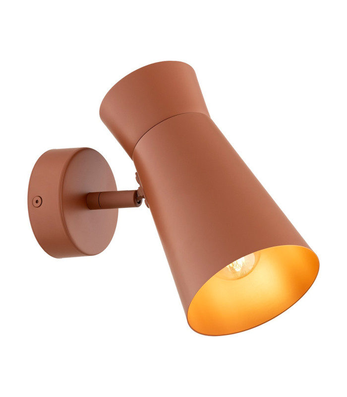 Lord Adjustable Single Spotlight Terracotta E14-1