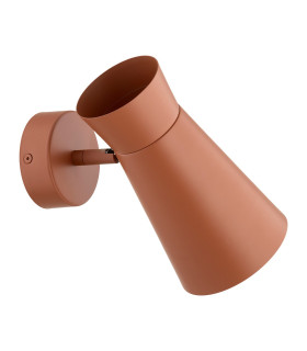 Lord Adjustable Single Spotlight Terracotta E14-2