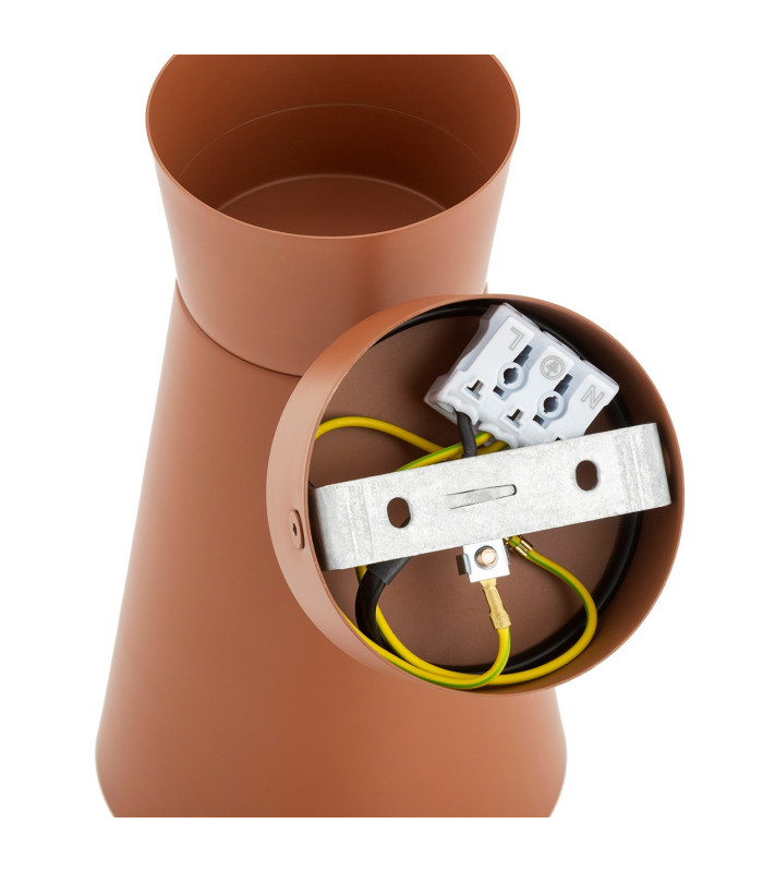 Lord Adjustable Single Spotlight Terracotta E14-8