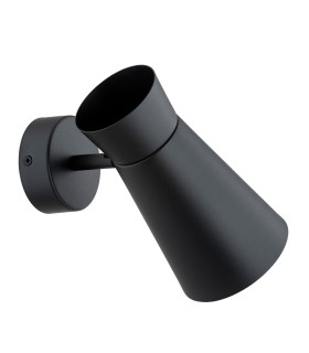 Lord Adjustable Single Spotlight Black Texture E14-2