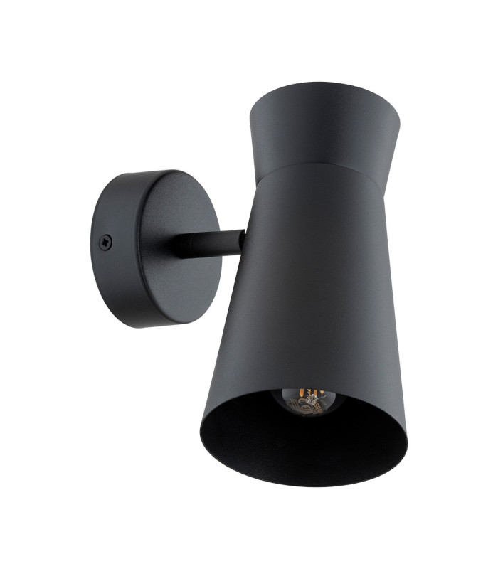 Lord Adjustable Single Spotlight Black Texture E14-4