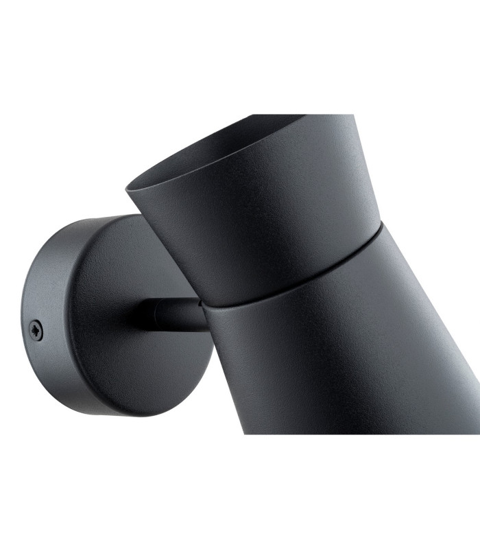 Lord Adjustable Single Spotlight Black Texture E14-6