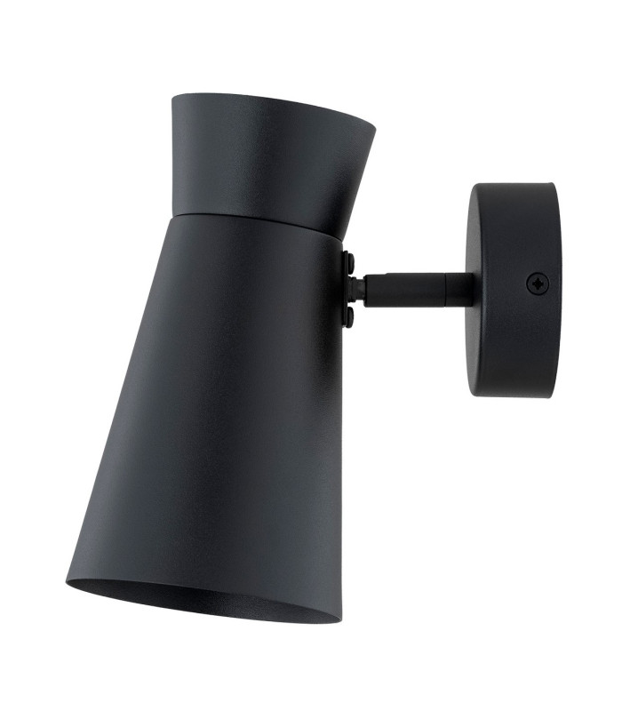 Lord Adjustable Single Spotlight Black Texture E14-7