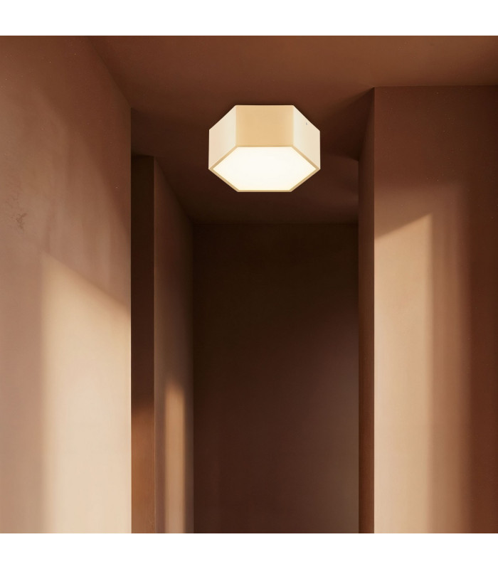 Libero LED Surface Mounted Downlight Gold 2125lm 3000K-2