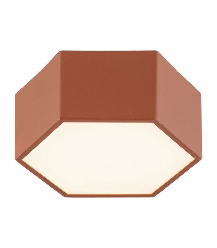 Libero LED Surface Mounted Downlight Terracotta 2125lm 3000K-1