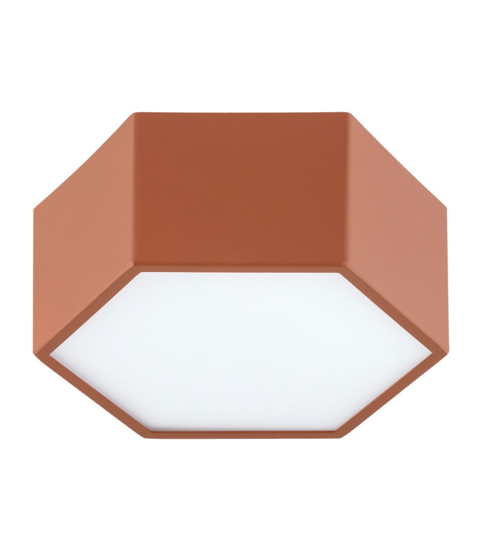Libero LED Surface Mounted Downlight Terracotta 2125lm 3000K-2