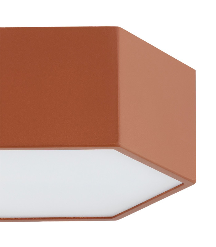 Libero LED Surface Mounted Downlight Terracotta 2125lm 3000K-5