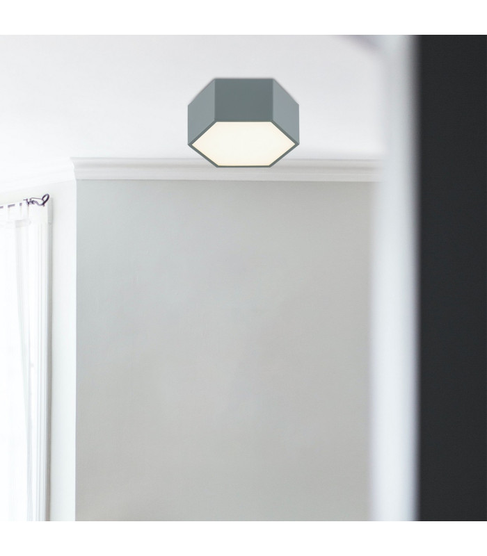 Libero LED Surface Mounted Downlight Dark Sage 2125lm 3000K-3