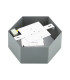 Libero LED Surface Mounted Downlight Dark Sage 2125lm 3000K-8