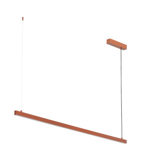 Miami LED Bar Pendant Ceiling Light Terracotta 3130lm 3000K-1