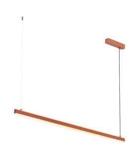 Miami LED Bar Pendant Ceiling Light Terracotta 3130lm 3000K-2