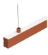 Miami LED Bar Pendant Ceiling Light Terracotta 3130lm 3000K-4