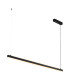 Miami LED Bar Pendant Ceiling Light Black 3130lm 3000K-3