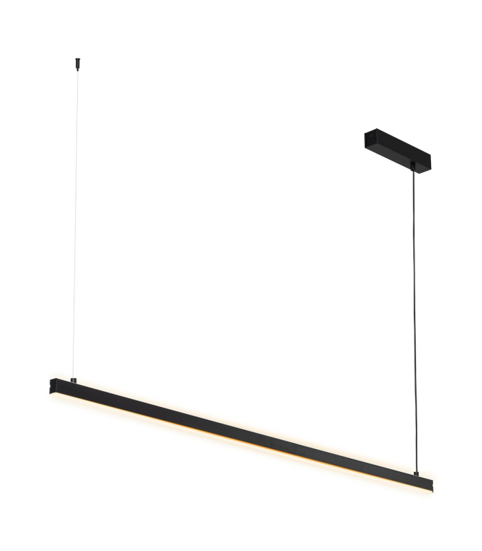 Miami LED Bar Pendant Ceiling Light Black 3130lm 3000K-3
