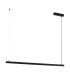 Miami LED Bar Pendant Ceiling Light Black 3130lm 3000K-4