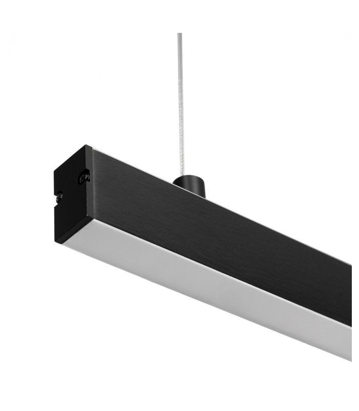 Miami LED Bar Pendant Ceiling Light Black 3130lm 3000K-5