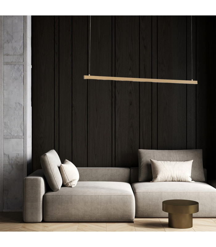 Miami LED Bar Pendant Ceiling Light Gold 3130lm 3000K-2