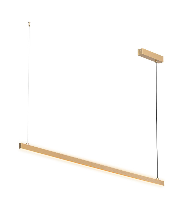 Miami LED Bar Pendant Ceiling Light Gold 3130lm 3000K-3