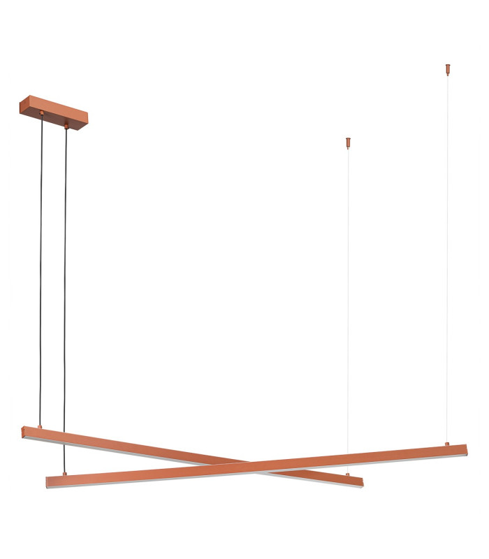 Miami LED Bar Pendant Ceiling Light Terracotta 6260m 3000K-1