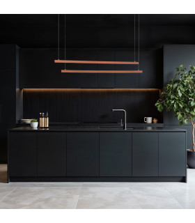 Miami LED Bar Pendant Ceiling Light Terracotta 6260m 3000K-2
