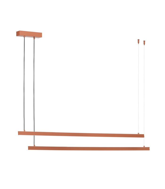 Miami LED Bar Pendant Ceiling Light Terracotta 6260m 3000K-3