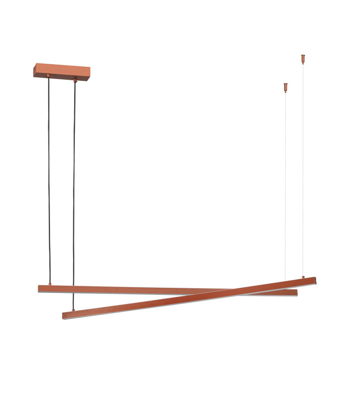 Miami LED Bar Pendant Ceiling Light Terracotta 6260m 3000K-5