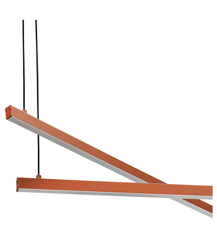 Miami LED Bar Pendant Ceiling Light Terracotta 6260m 3000K-6