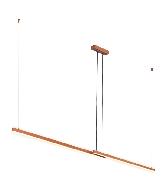 Miami LED Bar Pendant Ceiling Light Terracotta 6260m 3000K-7