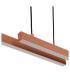 Miami LED Bar Pendant Ceiling Light Terracotta 6260m 3000K-9