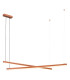Miami LED Bar Pendant Ceiling Light Terracotta 6260m 3000K-12