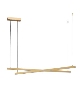 Miami LED Bar Pendant Ceiling Light Gold 6260m 3000K-1