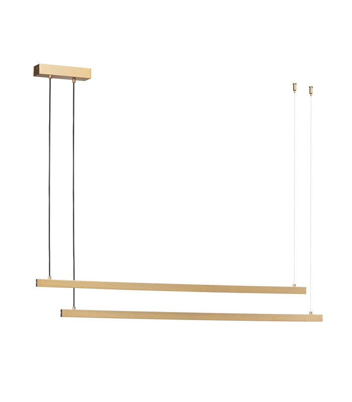 Miami LED Bar Pendant Ceiling Light Gold 6260m 3000K-3