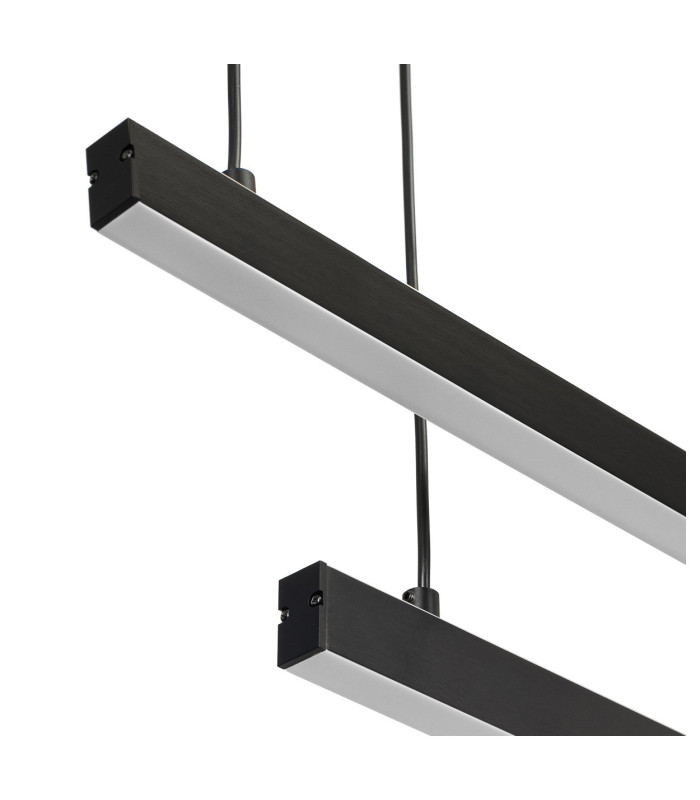 Miami LED Bar Pendant Ceiling Light Black 6260m 3000K-7