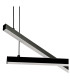Miami LED Bar Pendant Ceiling Light Black 6260m 3000K-8