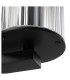 Norfolk Outdoor Wall Lantern Black Clear Glass Shade E27 IP44-6