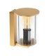 Norfolk Outdoor Wall Lantern Gold Clear Glass Shade E27 IP44-4