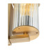 Norfolk Outdoor Wall Lantern Gold Clear Glass Shade E27 IP44-5