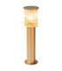 Norfolk 52cm Outdoor Bollard Gold Clear Glass E27 IP44-1