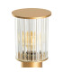 Norfolk 124cm Outdoor Bollard Gold Clear Glass E27 IP44-5