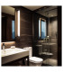 Hampton Integrated LED Wall Lamp Brushed Titanium  3000K-4