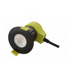 Dimmable LED Recessed Downlight, Matt Black, 38 deg. Beam Angle, 800lm, 4000K, IP65, DRIVER INCLUDED - 2