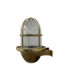 Armada Solid Brass Uplight Wall Lantern Antique Brass Finish IP64-4