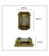 Cargo Solid Brass Flush Wall Light Mirror Nickel Finish IP64-3